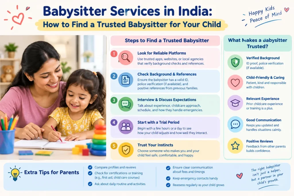 Trusted Babysitter Guide for Indian at home